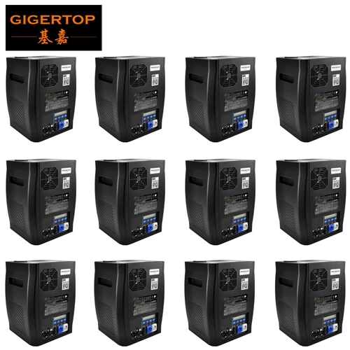 12 Gigertop 600 Вт новая холодная машина фейерверков Мощность вход/выход разъем Дейзи цепное соединение Высокая струйная дистанция DMX512/пульт дистанционного управления - Цвет: 12