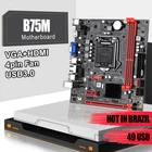Материнская плата B75M для настольного ПК, B75 LGA1155 для i3-i5-i7 процессора, поддержка памяти DDR3, до 16 Гб M-ATX, высокопроизводительная основная плата