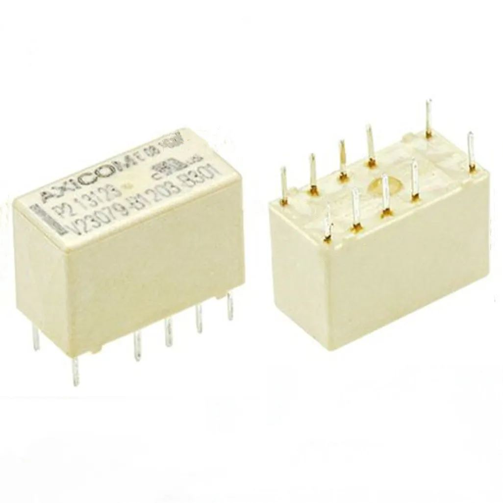 

5PCS/LOT 100%Original New Signal Relay V23079-B1203-B301 V23079 B1203 B301 10PISN 2A 12VDC
