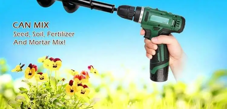 

Classic Model 50mm,22CM Flower Bulb HEX Shaft Bedding Planter,Auger, Garden Drill, Auger Drill,