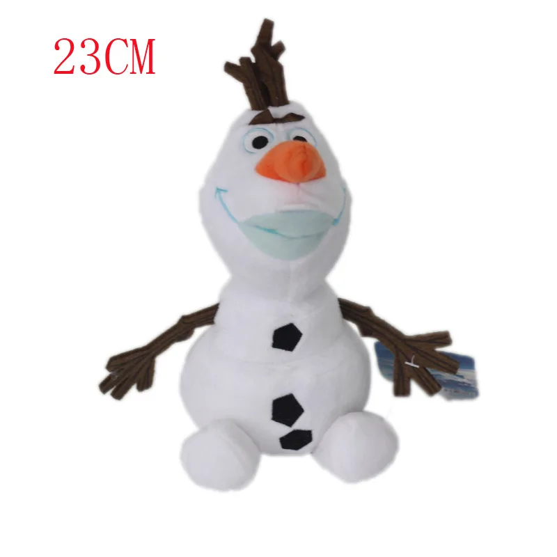 23cm Olaf 23 см 30 см 50 см плюшевые игрушки в виде Олафа милый мультфильм снеговик мягкие куклы Brinquedos Juguetes для детей день рождения и рождественские подарки - Цвет: 23cm Olaf