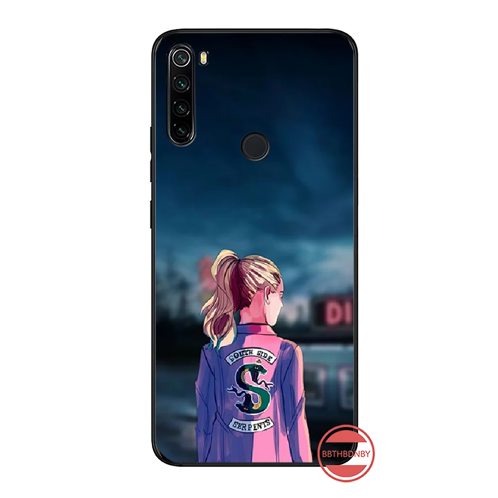 ТВ ривердейл &quotюжная сторона змеи&quot Змеиная кожа черный чехол для телефона