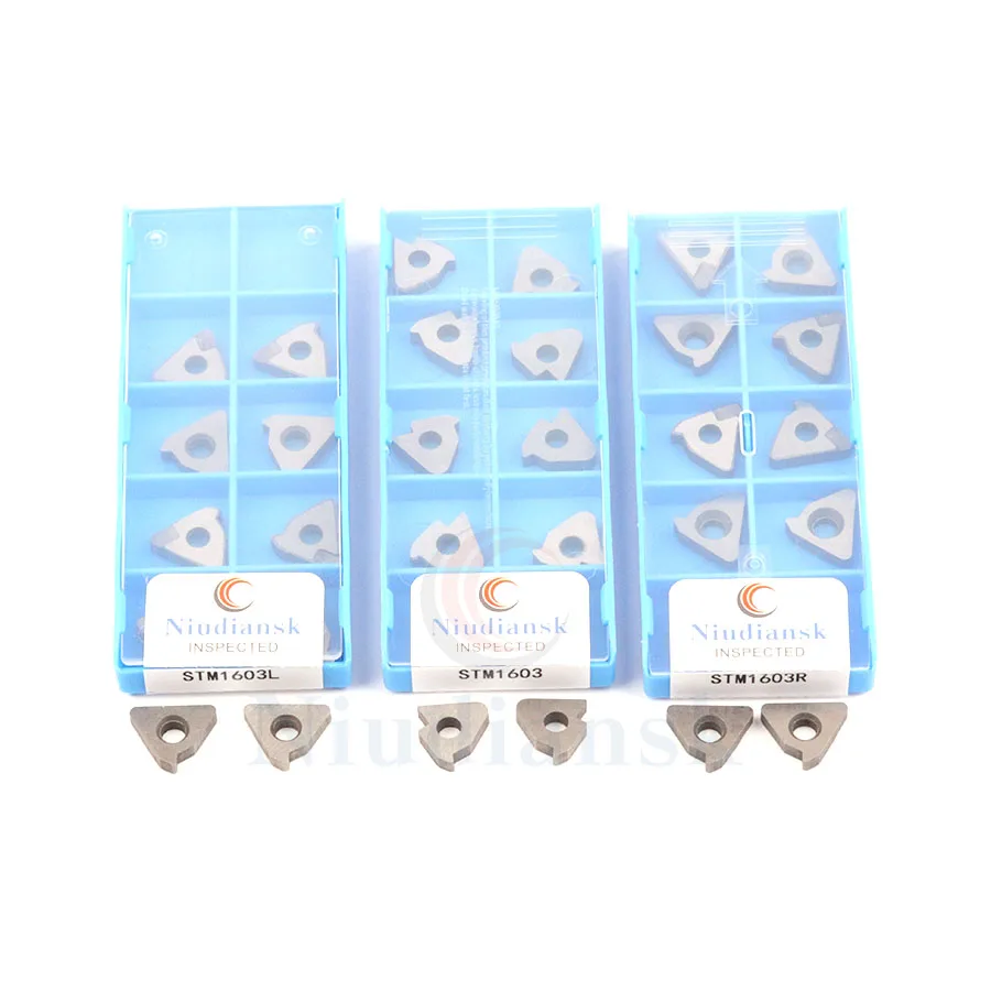 Прокладки для токарного станка твердосплавные втулки подкладка ножа 10 шт. STM1603