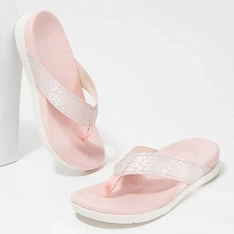 

Women Summer Casual Flip Flops Outdoor Quick Dry Slippers Comfortable Female Shoes Flats Slippers Orthopedic Shoes for Lady