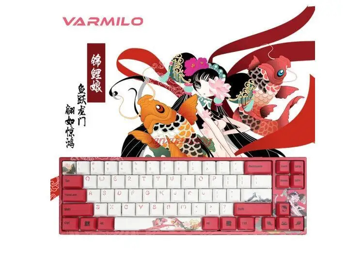 

varmilo koi 68key Private custom Mechanical Keyboard Wired + Bluetooth 5.0 backlight cherry switch