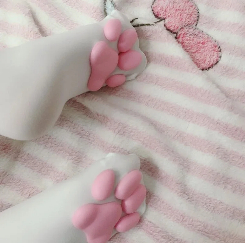 Cosplay&ware Over Knee Kawaii 3d Cat Pad Kitten Paw Socks Girl Lolita Cosplay Velvet Leggings Overknee Thigh High Long Stockings 60cm -Zentai shop online Hfb255e5c24ec485ba316517419e5c23bc.jpg