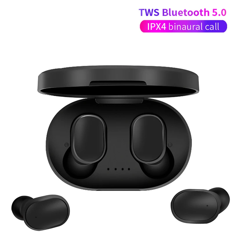 Беспроводные наушники с микрофоном спортивные водонепроницаемые TWS A6s Bluetooth