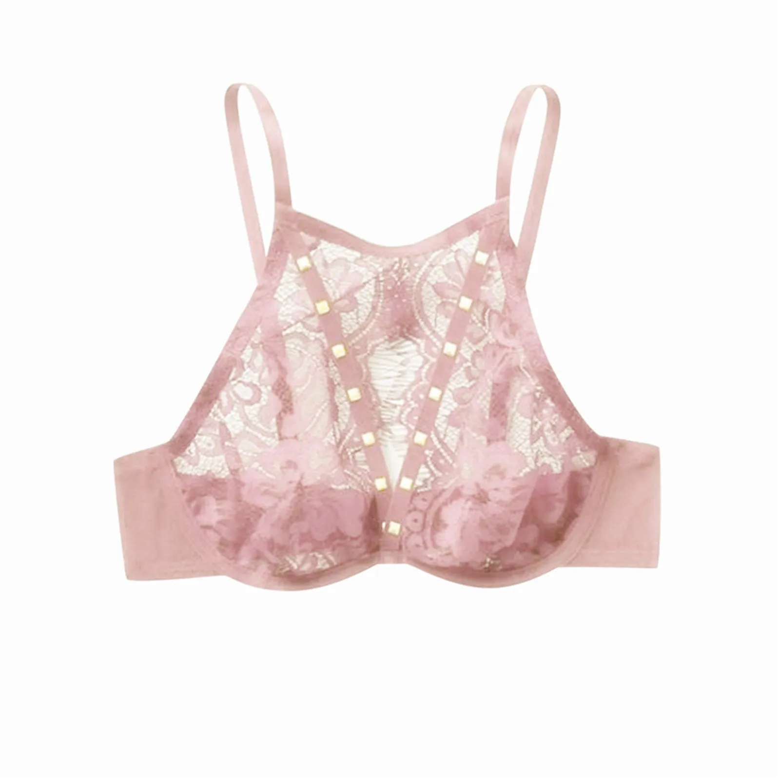 Женский кружевной бюстгальтер с чашками пуш-ап | Женская одежда