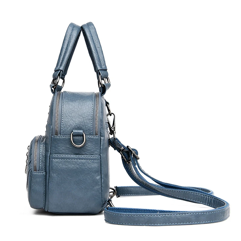 2020 Маленький Многофункциональный роскошный кожаный рюкзак для девочек Sac A Dos