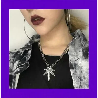 HZ 2019 корейский кролик Ангел лист хип поп Винтажные бусины крутая длинная цепь