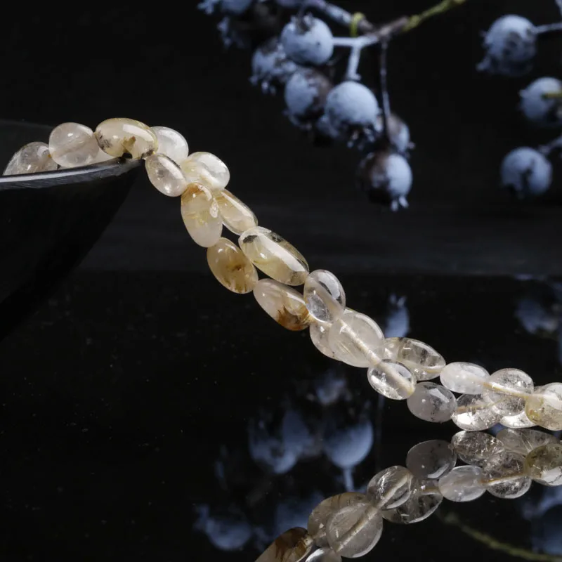 

Blond Hair Natural Amorphous Jewelry Loose Beads 6x8MM 8x10MM Suitable For Jewelry Making DIY Bracelet Necklace