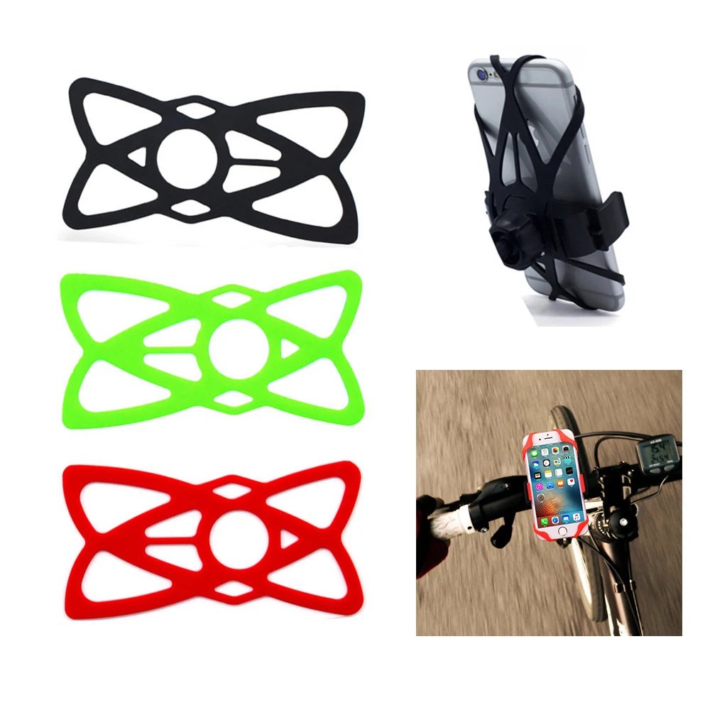 Нескользящие силиконовые ленты универсальный мобильный телефон держатель для