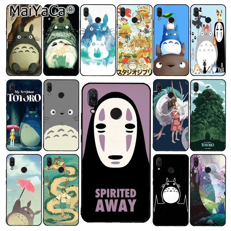 

MaiYaCa Spirited Away Ghibli Miyazaki Anime Phone Case for Xiaomi Redmi4X 6A 9 8A note 9 pro 5Plus Note4 5 7 Note6Pro