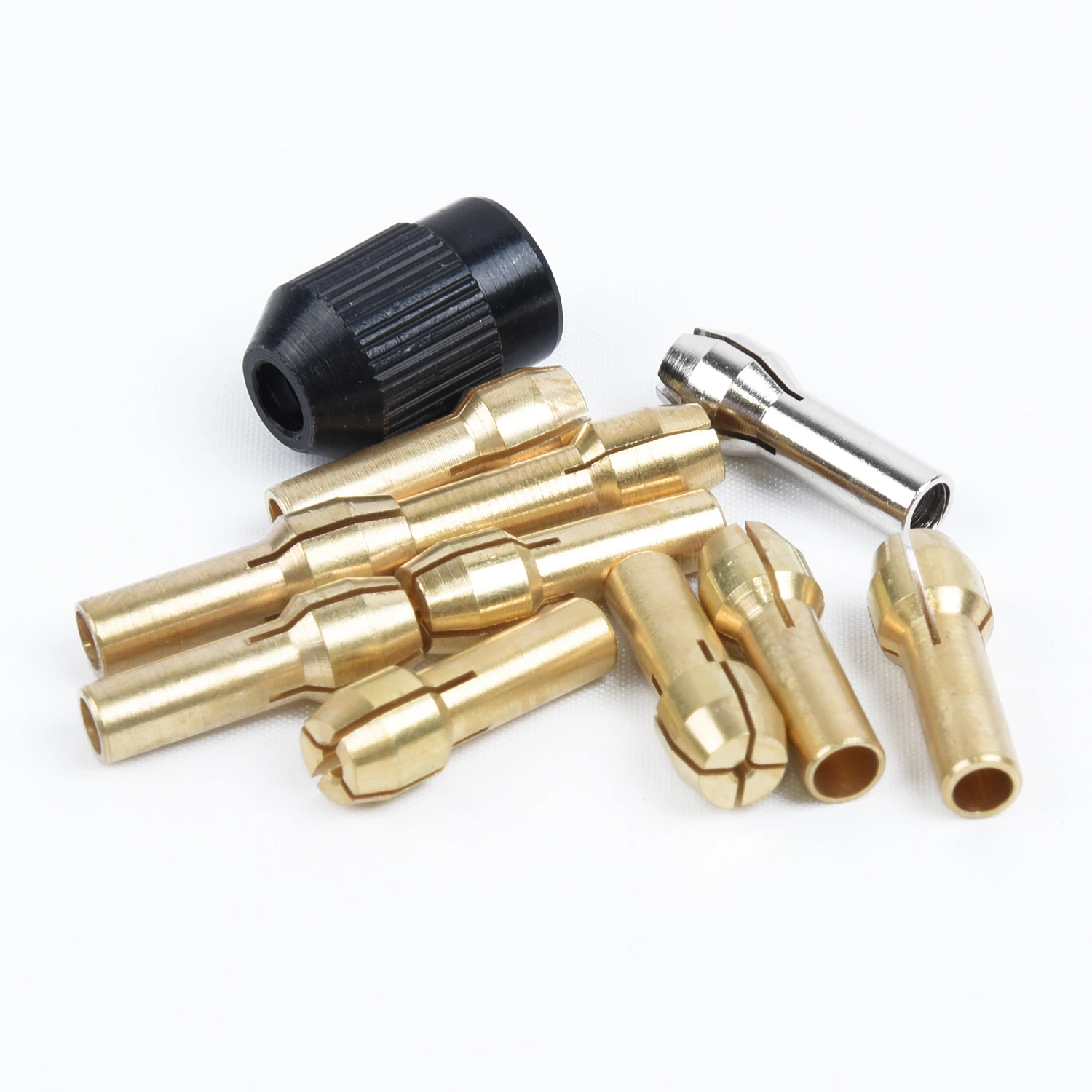 

10pcs Collets+1x Nut Kit Set Quick Change Tool 4.3mm Shank For Most Power Rotary