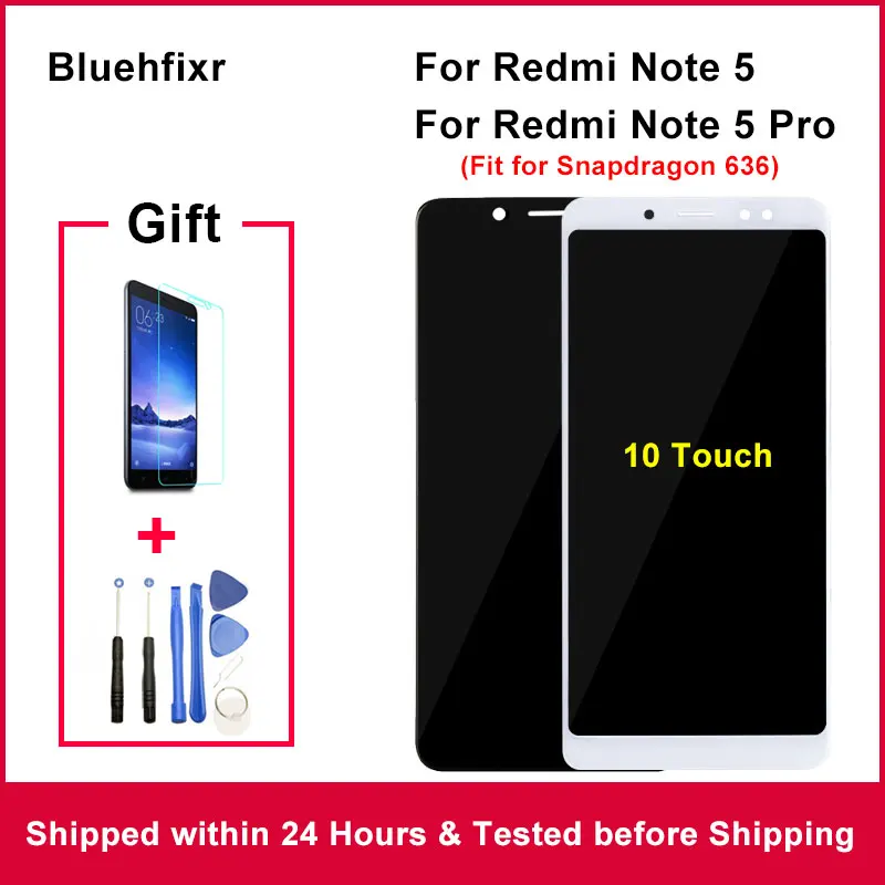 10 сенсорный экран оригинальный ЖК для Xiaomi Redmi Note 5 Pro дисплей с рамкой 99 дюймов
