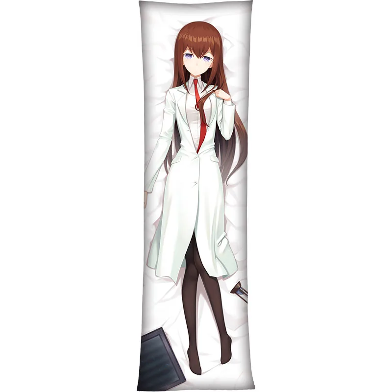 

Anime Makise Kurisu Christina Steins;Gate Dakimakura Hugging Body Pillow Case Cushion Cover Otaku Bedding Pillow Cover Cosplay