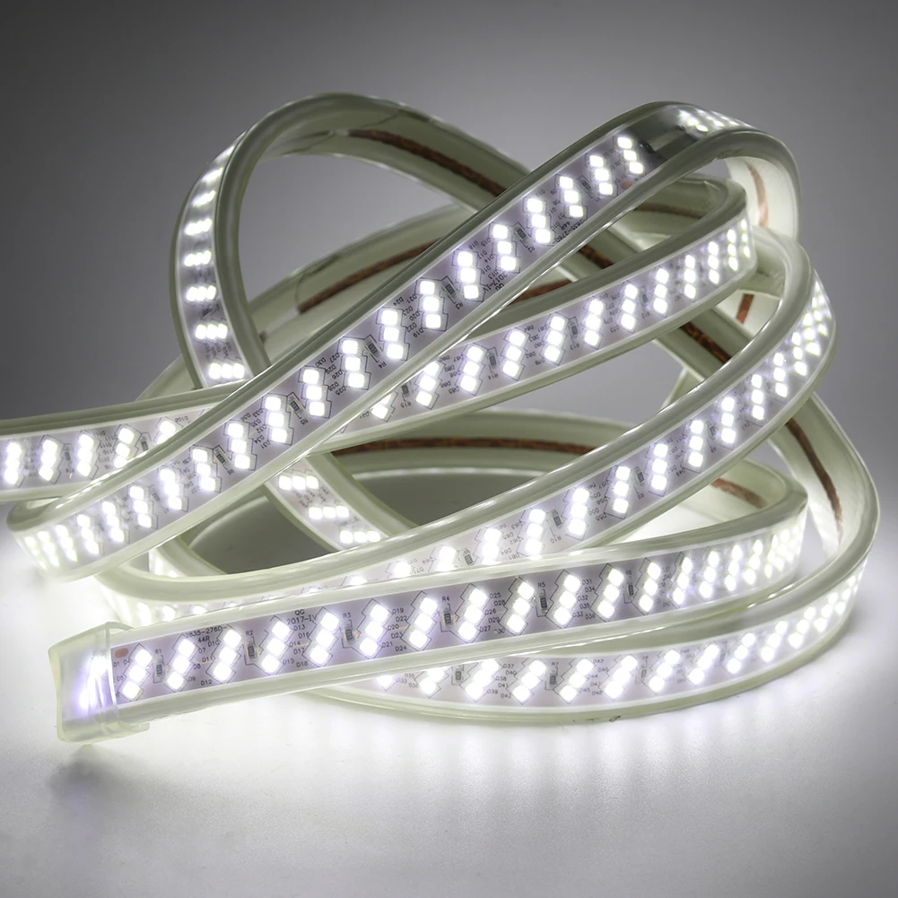 276 светодиодный s/m 220V Светодиодный светильник 2835 SMD Наклонный трехрядный яркий