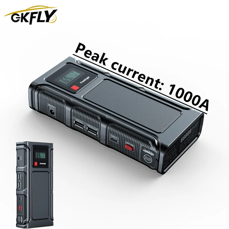 

GKFLY Super Power Battery Booster For Petrol Diesel Auto Starting Device Cable Car Jump Starter Portable Power Bank Car Charger