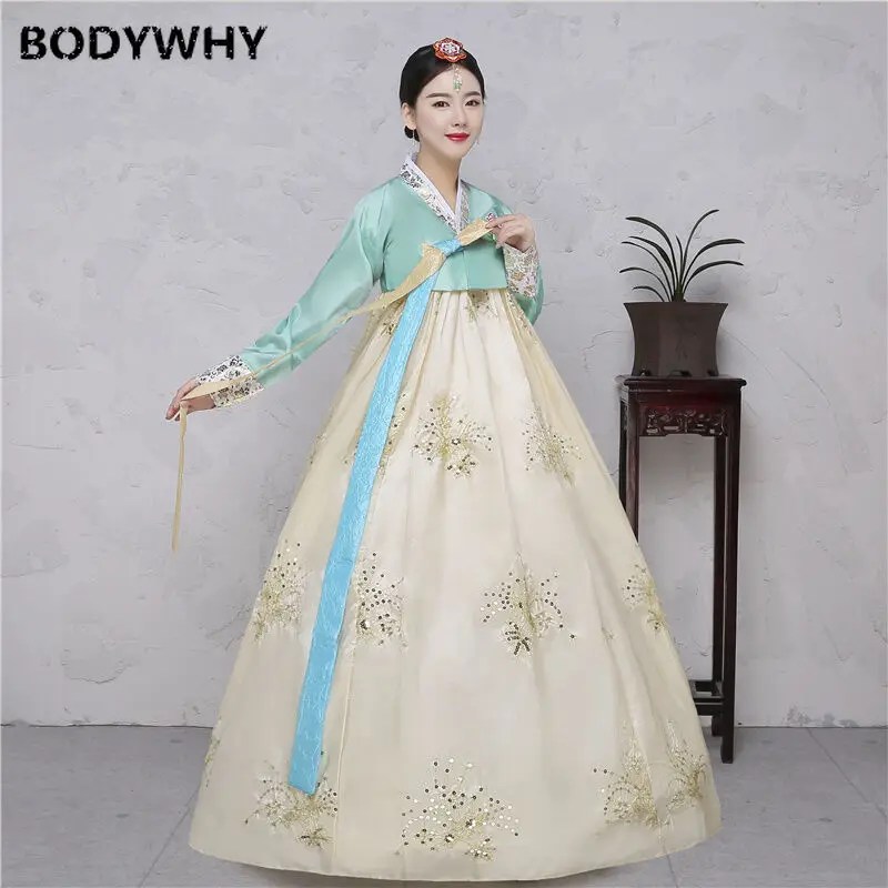 Модное платье Hanbok традиционная корейская одежда корейские национальные костюмы