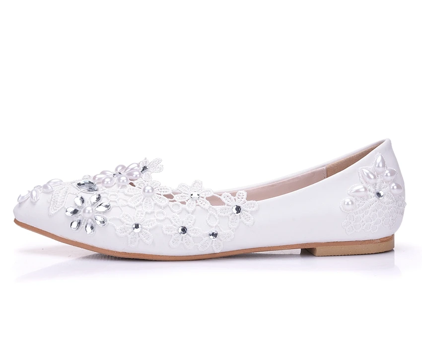 Женские свадебные туфли на плоской подошве со стразами шнуровке|women flats shoes|flats