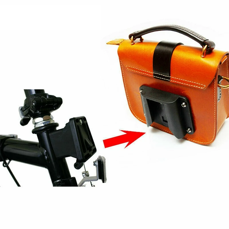 

Bike Carrier Block Adapter for Brompton Folding Bike Bag Rack Holder Front Carrier Block Mount Brompton Accessories