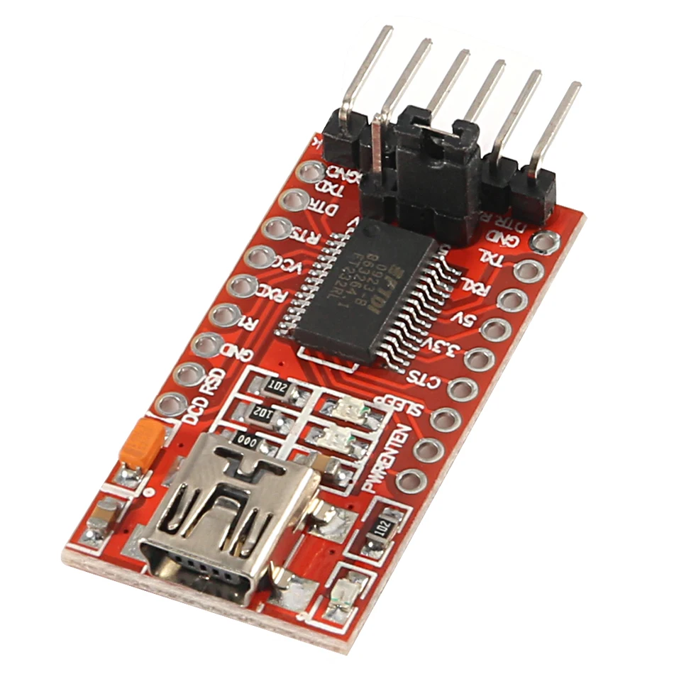 Модуль последовательного адаптера FT232RL FTDI Micro USB 3 В 5 в TTL для мини-порта Arduino FT232 |