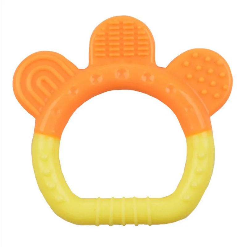 Детская силиконовая учебная зубная щетка BPA свободная форма для фруктов