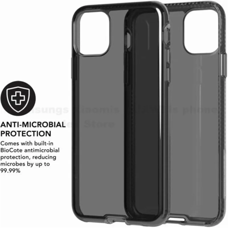 Original Tech21 Pure Tint Drop Protection Anti-drop phone Cover case For iPhone X/XS/XR/iPhone XS Max For iPhone 11/11 Pro Max