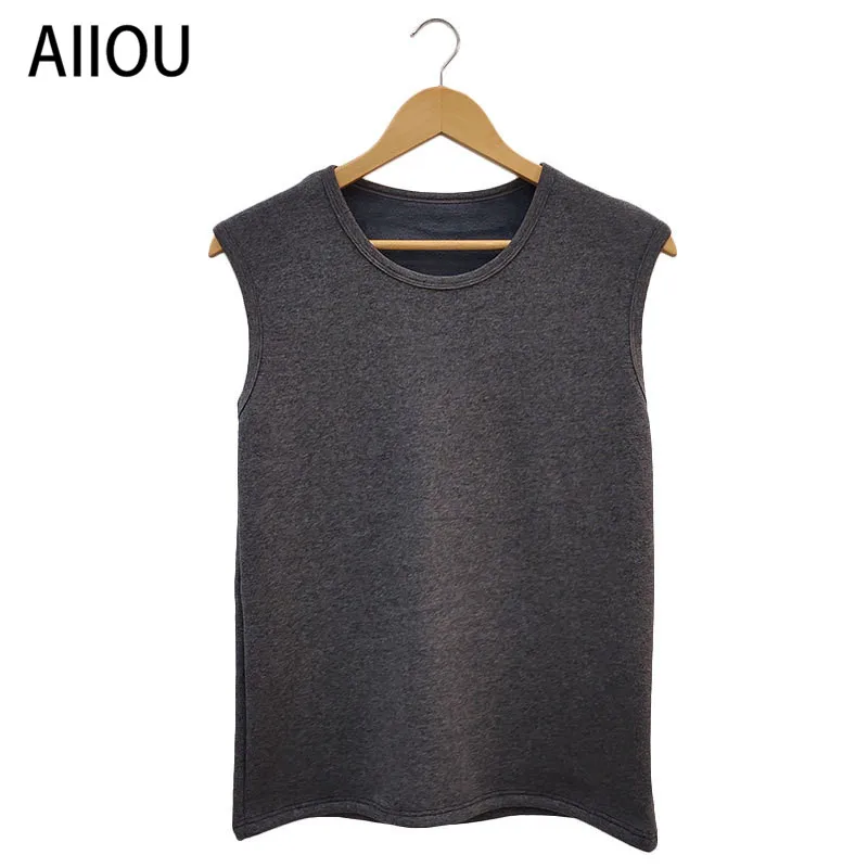 AIIOU зимние мужские хлопчатобумажные жилет Термальность Нижнее белье Мужские