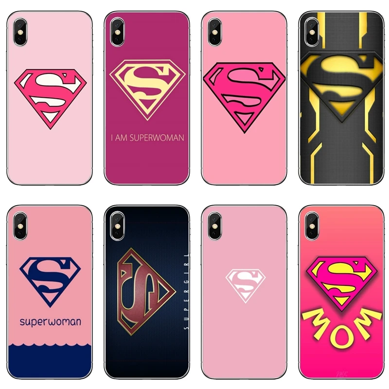 Розовый чехол Superwoman supermom для Samsung Galaxy J8 J7 J5 Prime pro J3 A3 A5 A7 2018 2017 2016|Бамперы| |