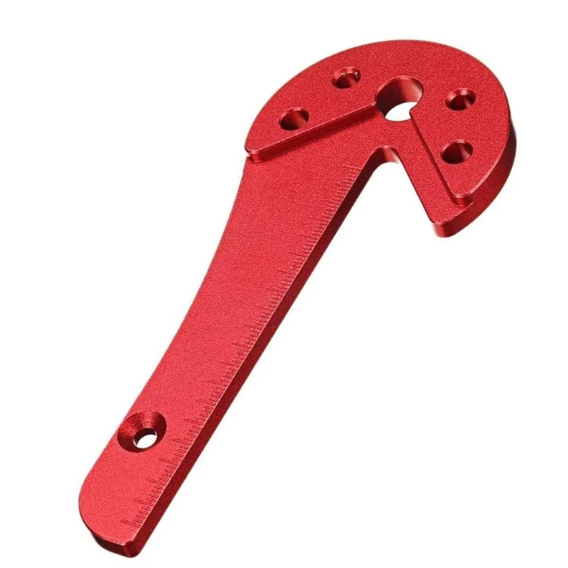 

2021 New Center Scriber Woodworking Marking Center Finder Line Gauge 45 Degree Right Angle Aluminum Alloy Ruler for Carpenter