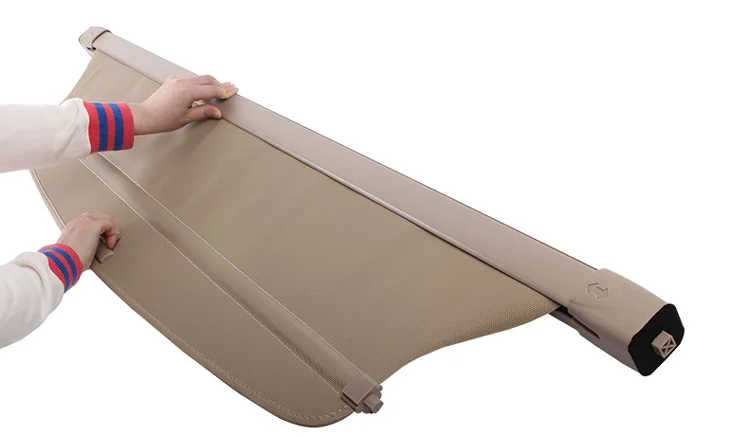 Electric door For Mitsubishi Outlander- Aluminum+Canvas Rear Cargo Cover privacy Trunk Screen Security Shield shade Accessories - Цвет: Electric door