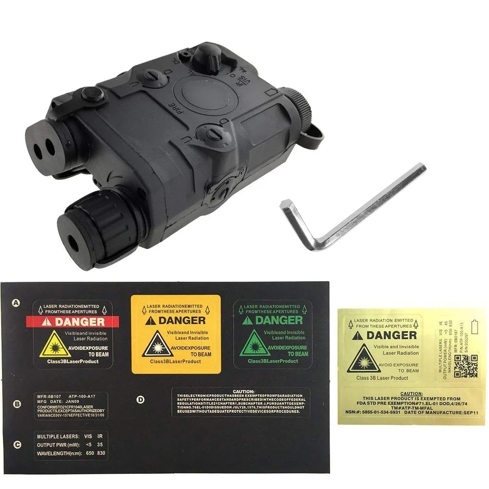 

FMA Airsoft AN/PEQ-15 Red Dot Pointer Battery Box Holder PEQ15 Battery Case Tactical Flashlight Hunting Accessories