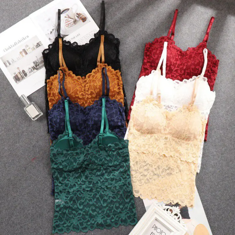 

Women Bra Lace Bralette Sexy bras Underwear Wireless Women Solid Color Plus Size Bralette Lingerie Full Cup Underwear New