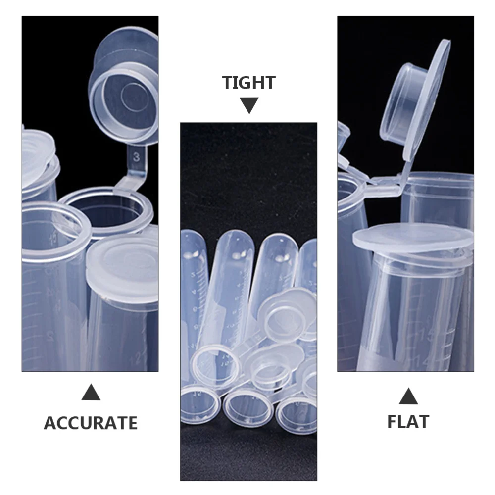 

100pcs Centrifuge Tube Scale Printed Centrifuge Bottle Tubes with Cap
