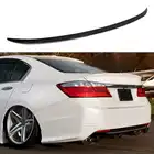 Глянцевый черный заводской спойлер для крышки багажника в стиле JDM, подходит для Honda Accord 4, дверного седана 2013, 2014, 2015, 2016, 2017, модификация автомобиля