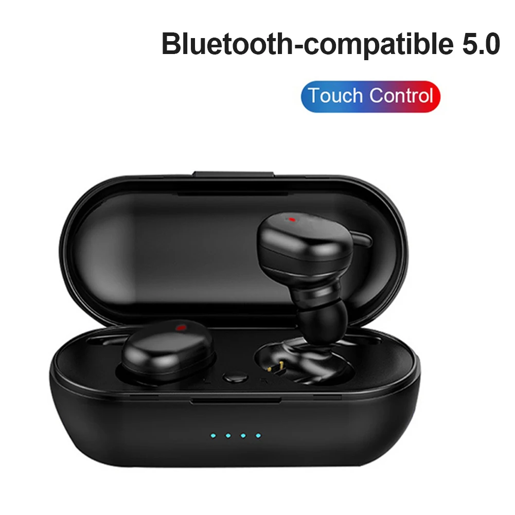 

TWS-стереонаушники Y30 с поддержкой Bluetooth 5,0 и зарядным футляром