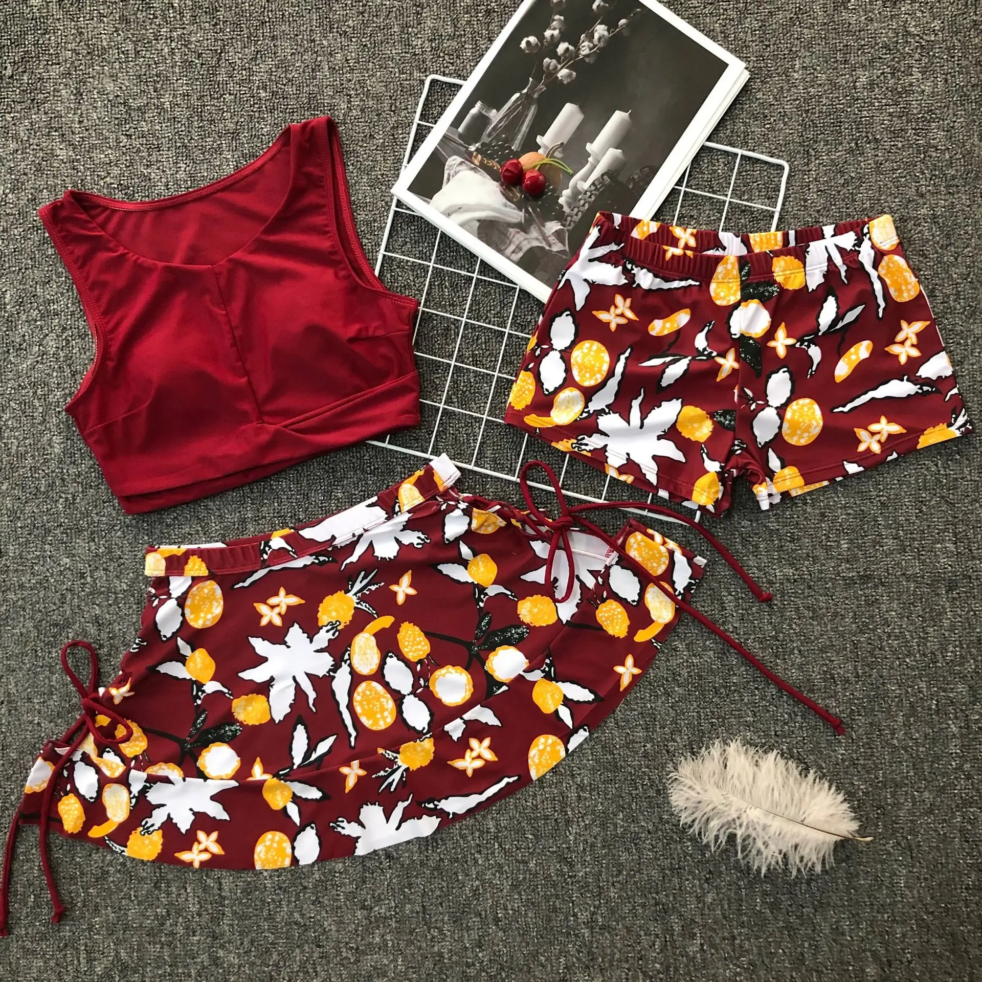 Новинка 2020 комплект из 3 предметов костюм двойка с оборками юбка накидка