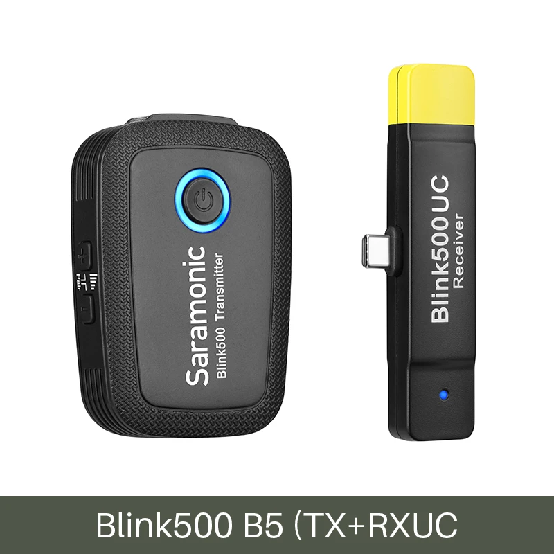 Type-C Boya Saramonic Blink 500 БЕСПРОВОДНОЙ Студийный конденсаторный микрофон петличный нагрудный микрофон для интервью для Android iPhone DSLR - Цвет: Type-C