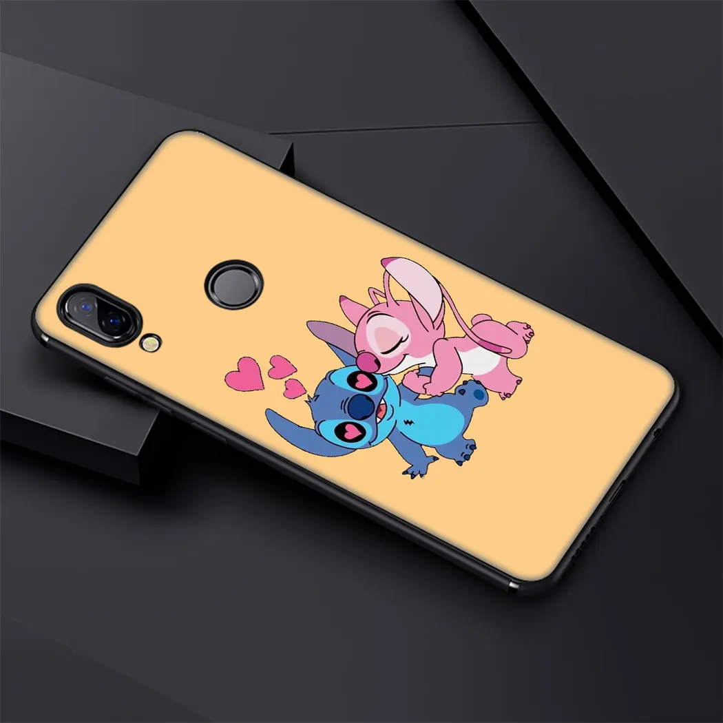 Cute Cartoon Stich Soft Silicone Case for Huawei Mate 30 Pro Lite Y9 Prime P9 P8 Cover |