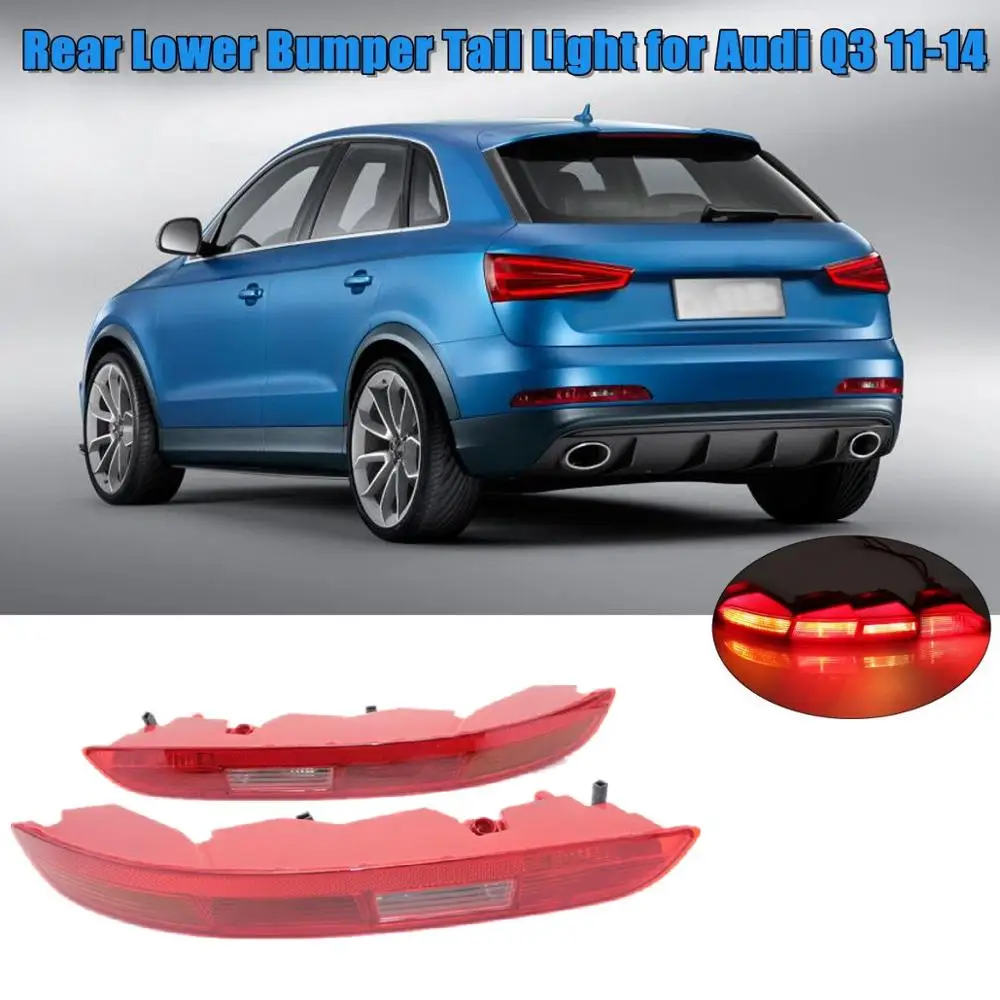 Для Audi Q3 2011 2012 2013 2014 автомобильные задние боковые нижние бамперы Противотуманные