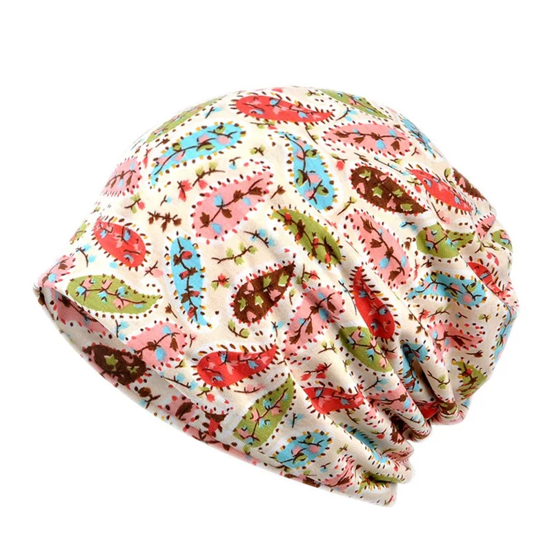 

Шапочки, шапка, шарф, цветочный принт кешью, солнцезащитный козырек, дышащий эластичный хлопок, шапка, грелка для шеи, головной убор для путе...