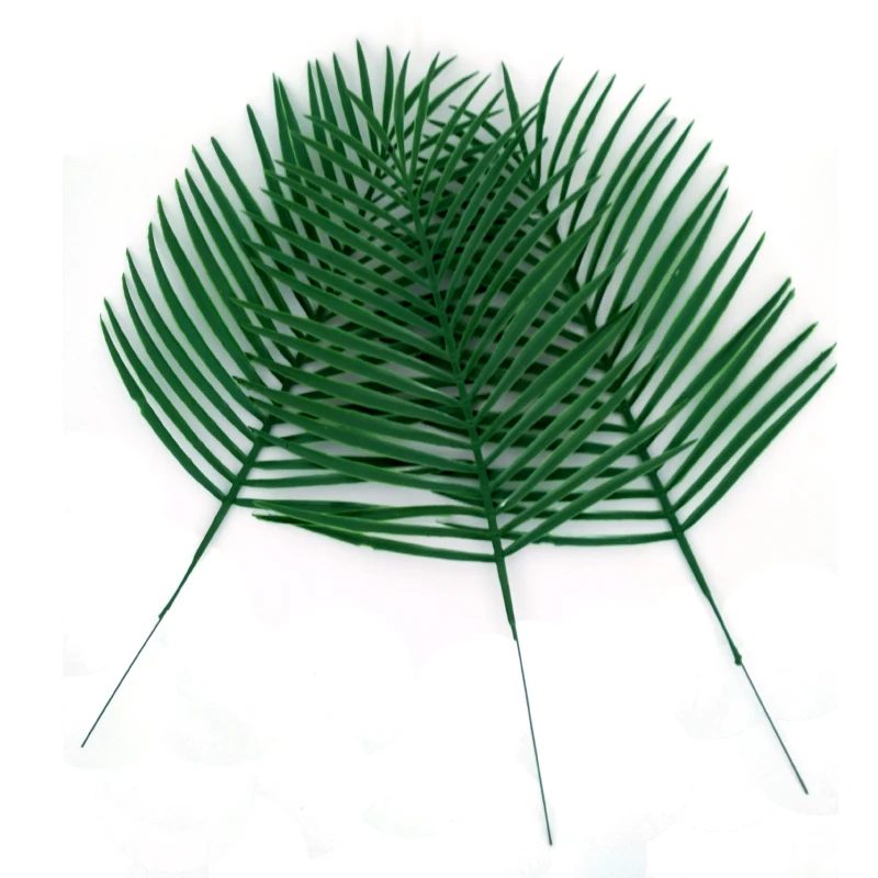 Искусственная Пальма-де-Пальма для Коко-де-арбол hoja rama Frond boda jardina decoración al aire libre