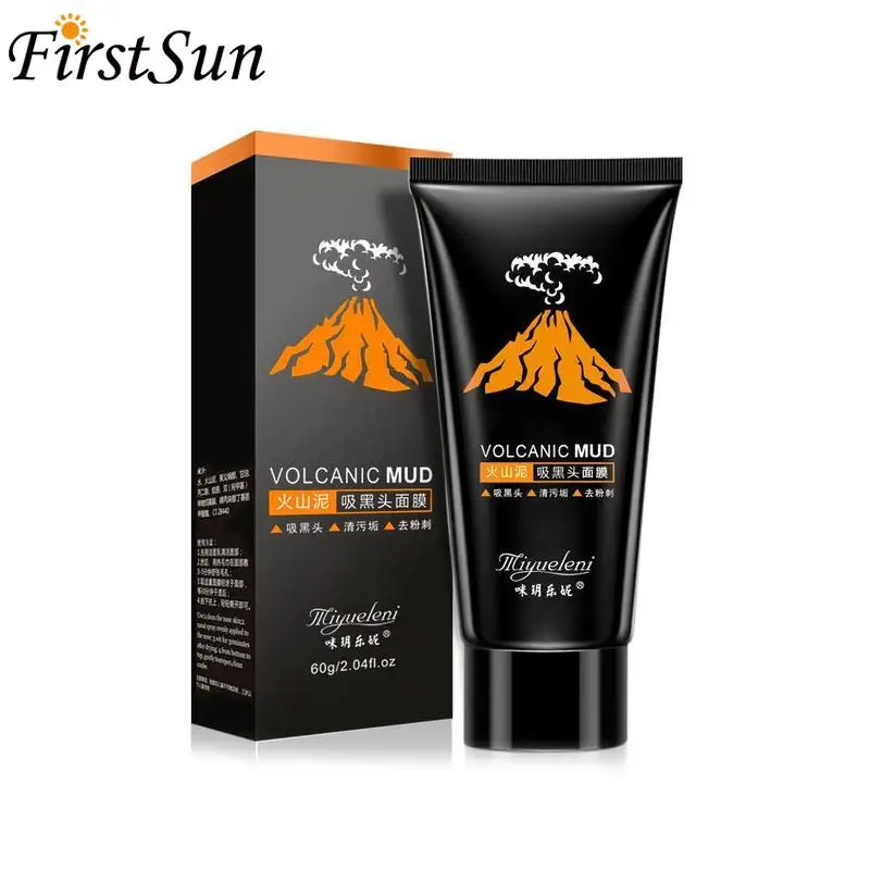 Маска из вулканической глины для лица маска бамбукового угля Очищающая удаления
