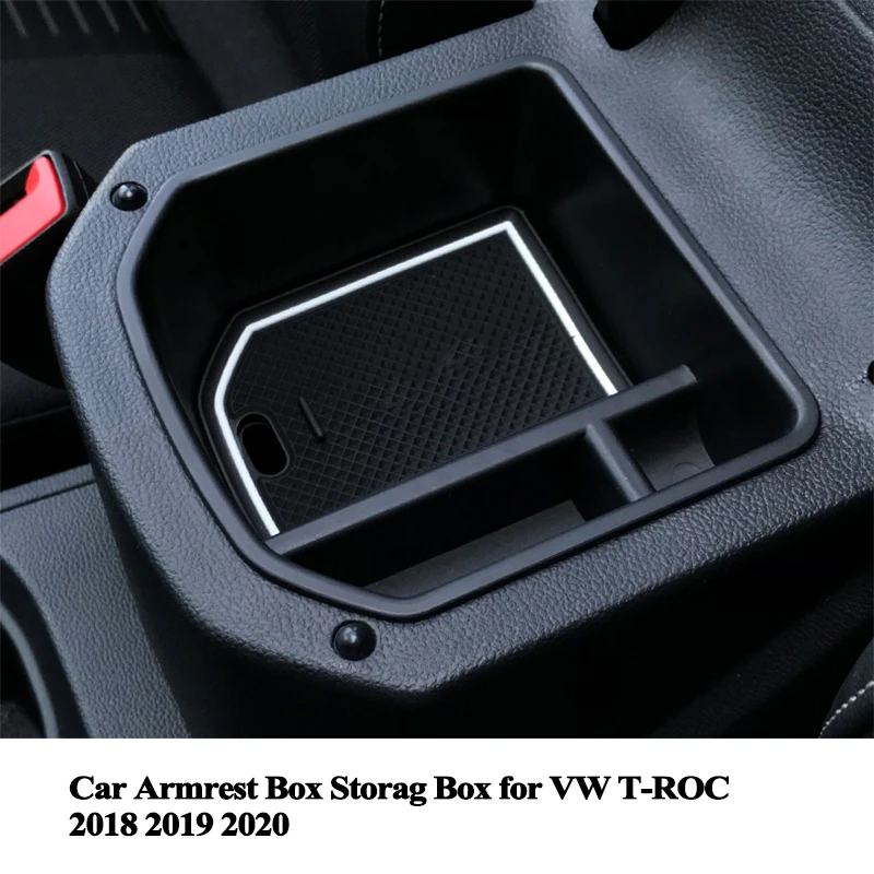 

1 шт. высокое качество ABS ящик для хранения в подлокотнике автомобиля Коробка органайзер для карт Декор Автомобильные аксессуары для Фолькс...