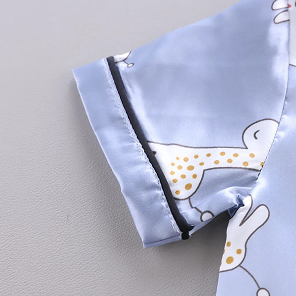 Пижама детская с коротким рукавом для мальчиков и девочек|Комплекты пижам| |