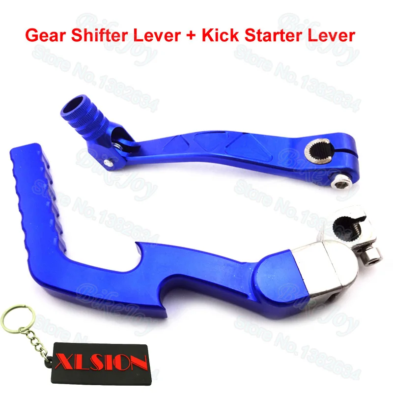 Синий рычаг переключения передач стартер подходит для 50 110 125cc Stomp SDG SSR TTR XR CRF 70