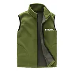 Одежда для велоспорта Strava, мужской жилет, уличная велосипедная куртка, флисовый дышащий жилет, осенне-зимний шерстяной Теплый мужской жилет, пальто
