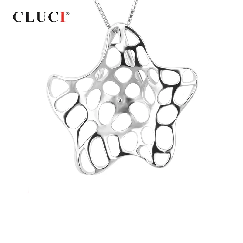 Женская подвеска в виде морской звезды серебро 925 пробы|pearl pendant|pearl necklace pendantshape