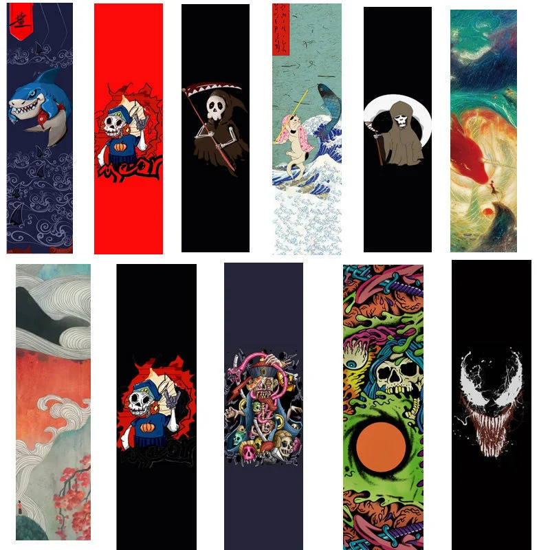 122*26 5 см цифровая спрей Emery Longboard наждачная бумага танцевальные доски наклейки